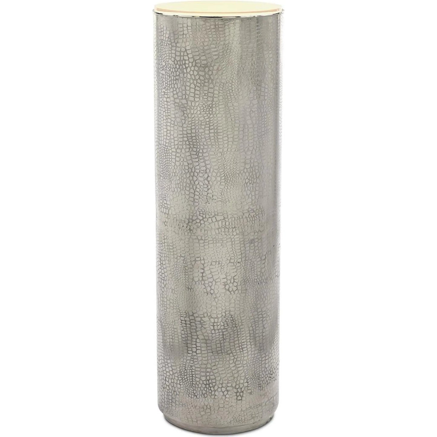 000 SI-2373871 | Primary Silo | Silver Serpent Lighted Pedestal by John-Richard in nickel gray wash. Made from unique in a modern style.