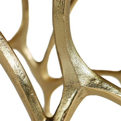 Renata Side Table by John-Richard in brass. Made from unique in a modern style.