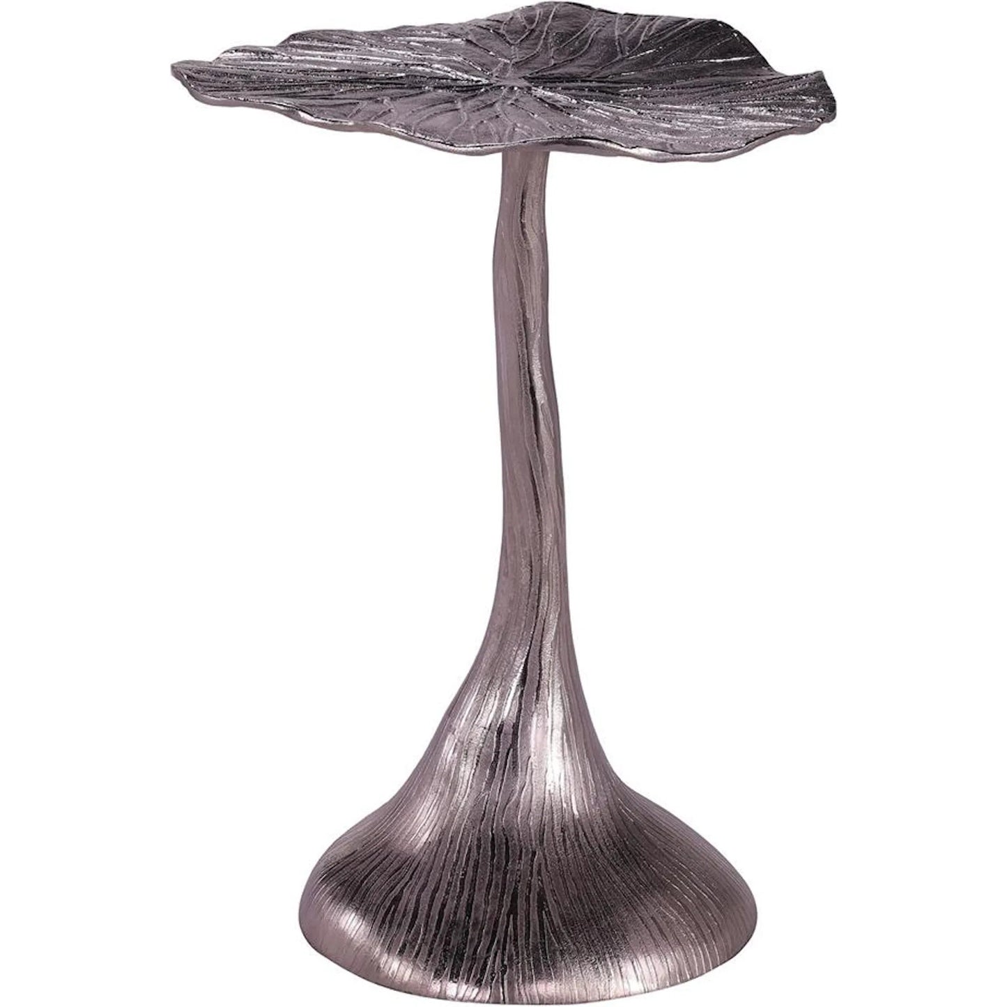 000 SI-2373456 | Primary Silo | Lily Pad Accent Table, Large by John-Richard in nickel. Made from unique in a modern style.