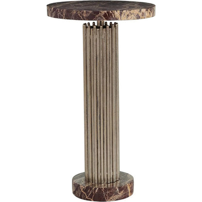 Foundry Martini Table by John-Richard in bronze. Made from unique in a traditional style.