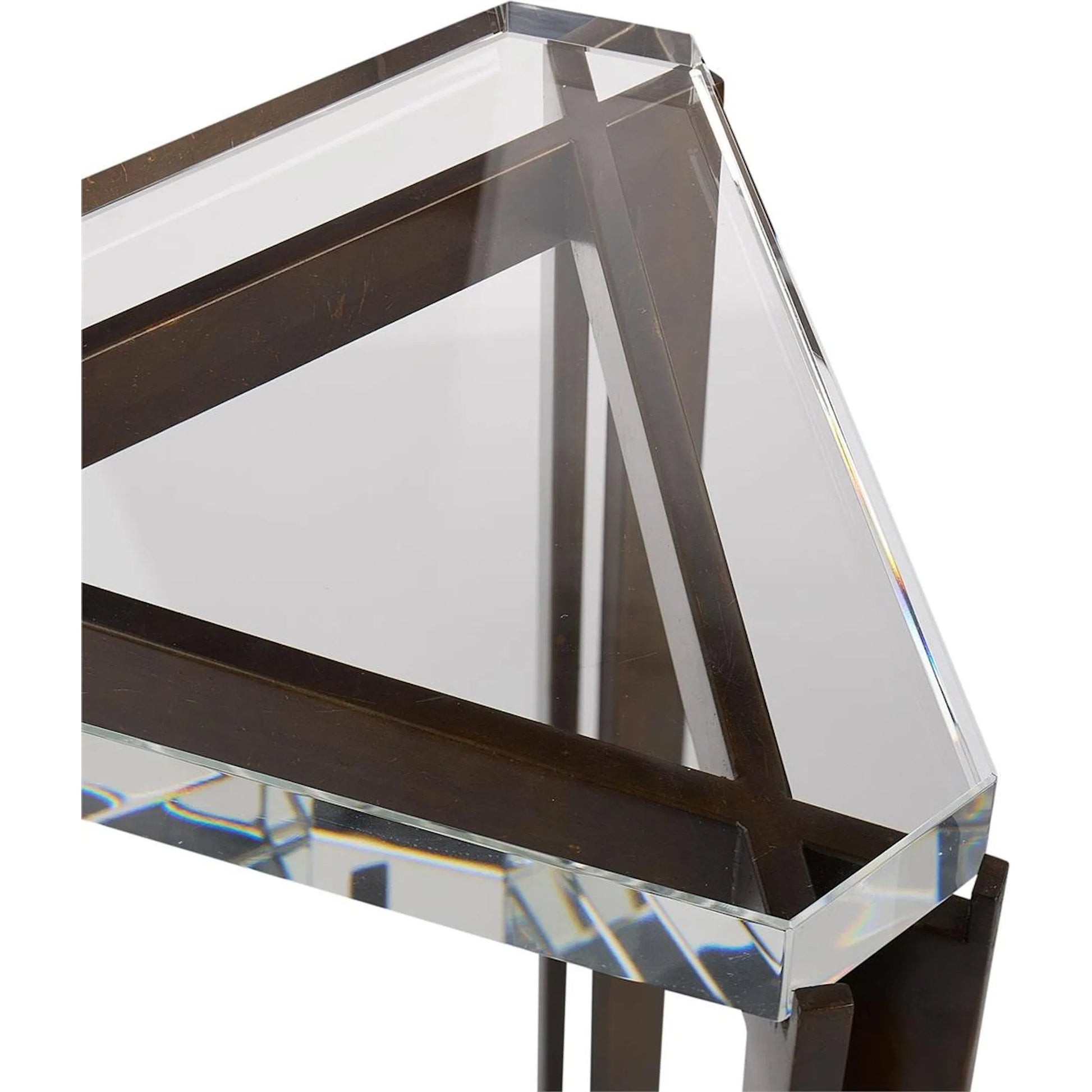 Trigon Accent Table by John-Richard. Made from unique in a unique style.