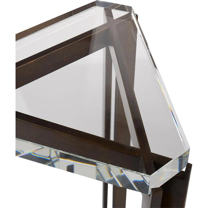 Trigon Accent Table by John-Richard. Made from unique in a unique style.