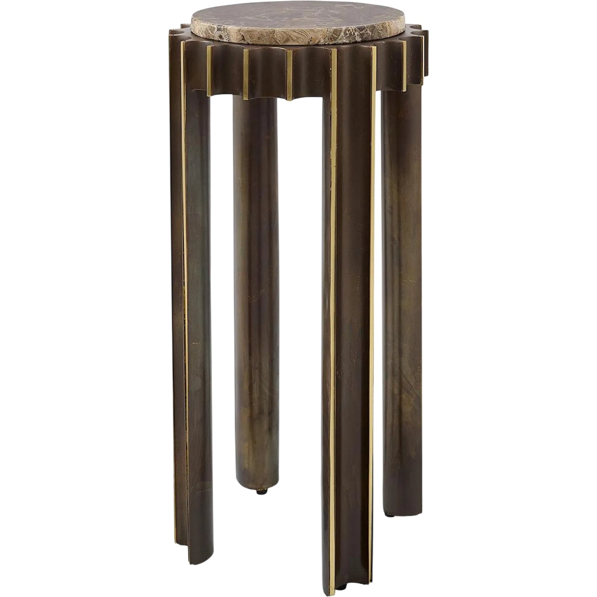 Forged Accent Table by John-Richard. Made from unique in a unique style.
