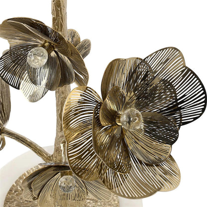 Golden Camellia Accent Table by John-Richard. Made from unique in a unique style.