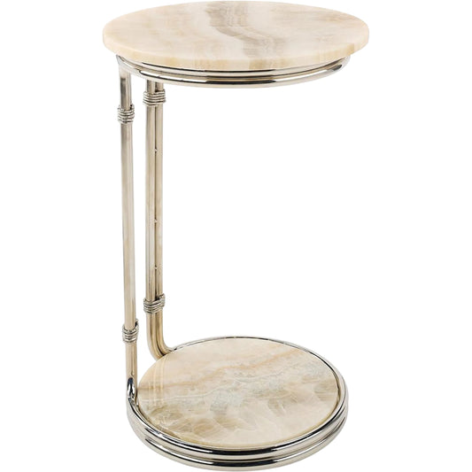 Tecali Accent Table by John-Richard. Made from unique in a unique style.