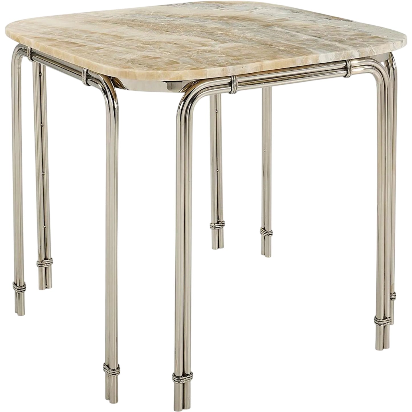 000 SI-2629619 | Primary Silo | Tecali End Table by John-Richard. Made from unique in a unique style.