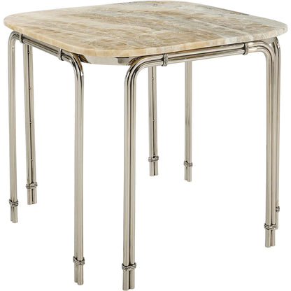 Tecali End Table by John-Richard. Made from unique in a unique style.