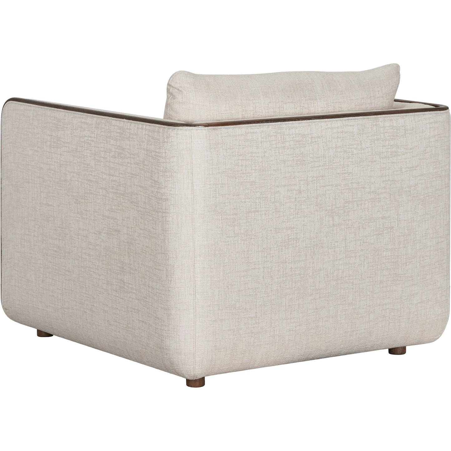 004 SI-2263401 | Additional Silo | Sagrada Lounge Chair, C-Ivory by A.R.T. Furniture in hazel. Made from parrwood in a transitional style.