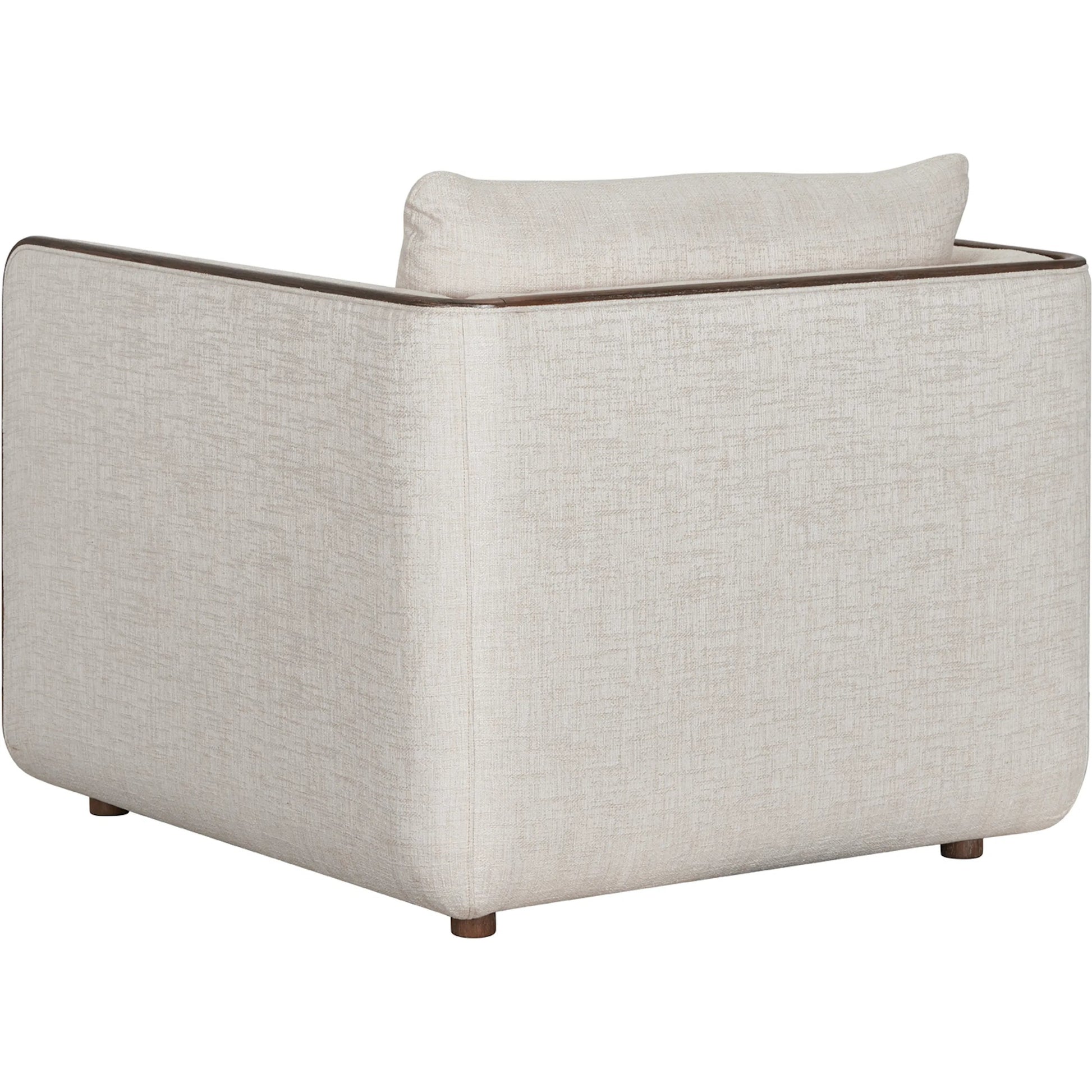 Sagrada Lounge Chair, C-Ivory by A.R.T. Furniture in hazel. Made from parrwood in a transitional style.