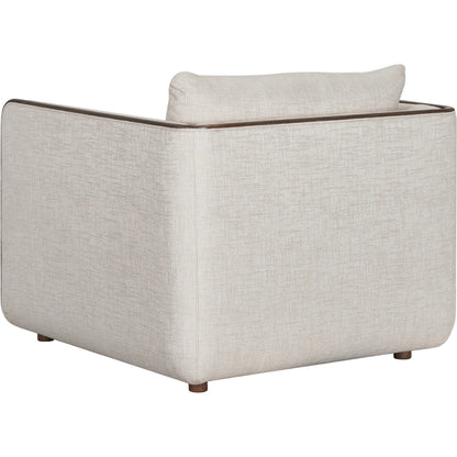 Sagrada Lounge Chair, C-Ivory by A.R.T. Furniture in hazel. Made from parrwood in a transitional style.