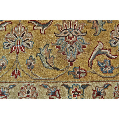 Sophia Rug - 6581F by Feizy in gold, black. Made from silk, wool in a unique style.