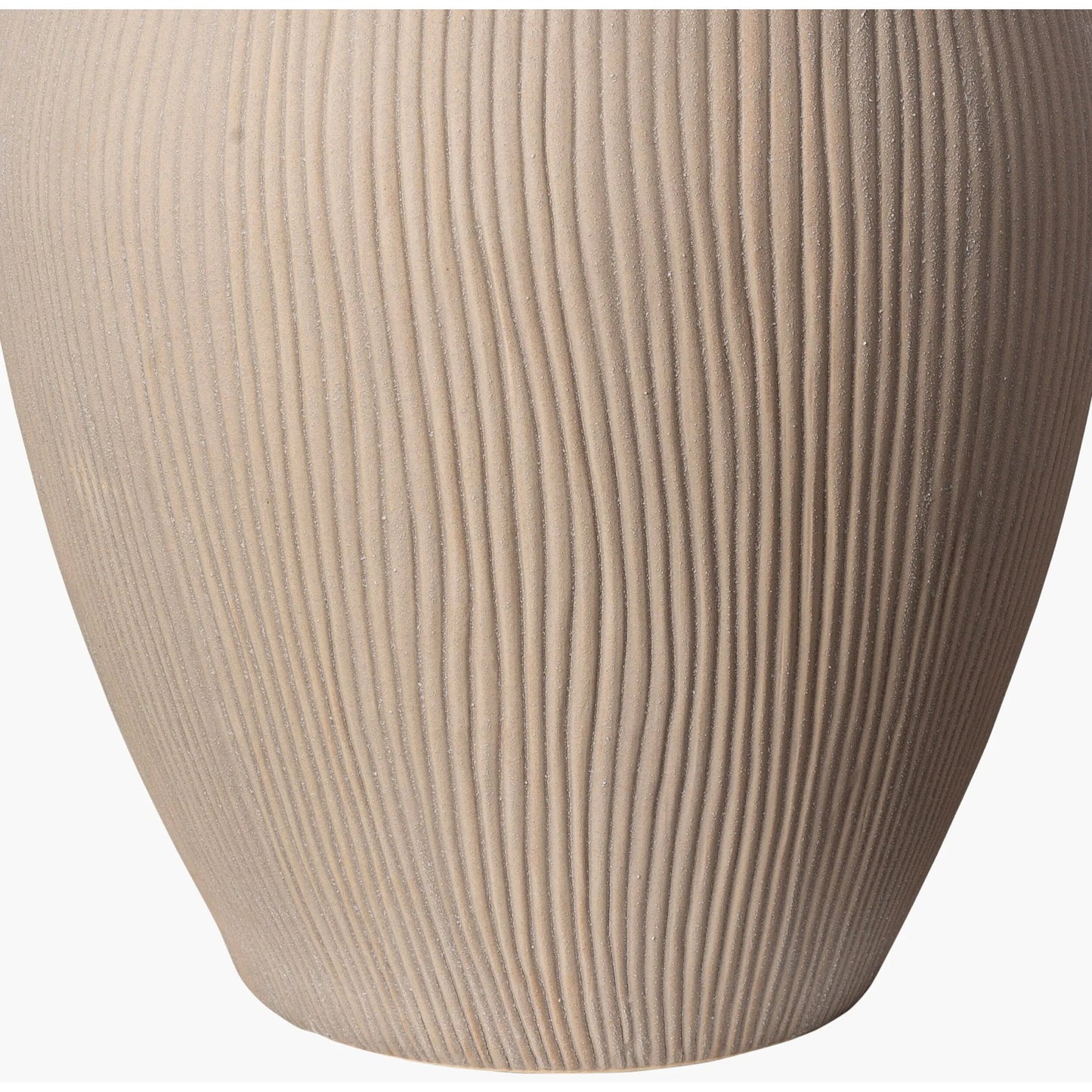 002 SI-2052656 | Closeup | Jericho - 492735 by Surya in gray, translucent, cream, metallic nickel and glazed plated. Made from body: ceramic, shade (outside): linen, shade (inside): polyester, finial: metal in a modern style.