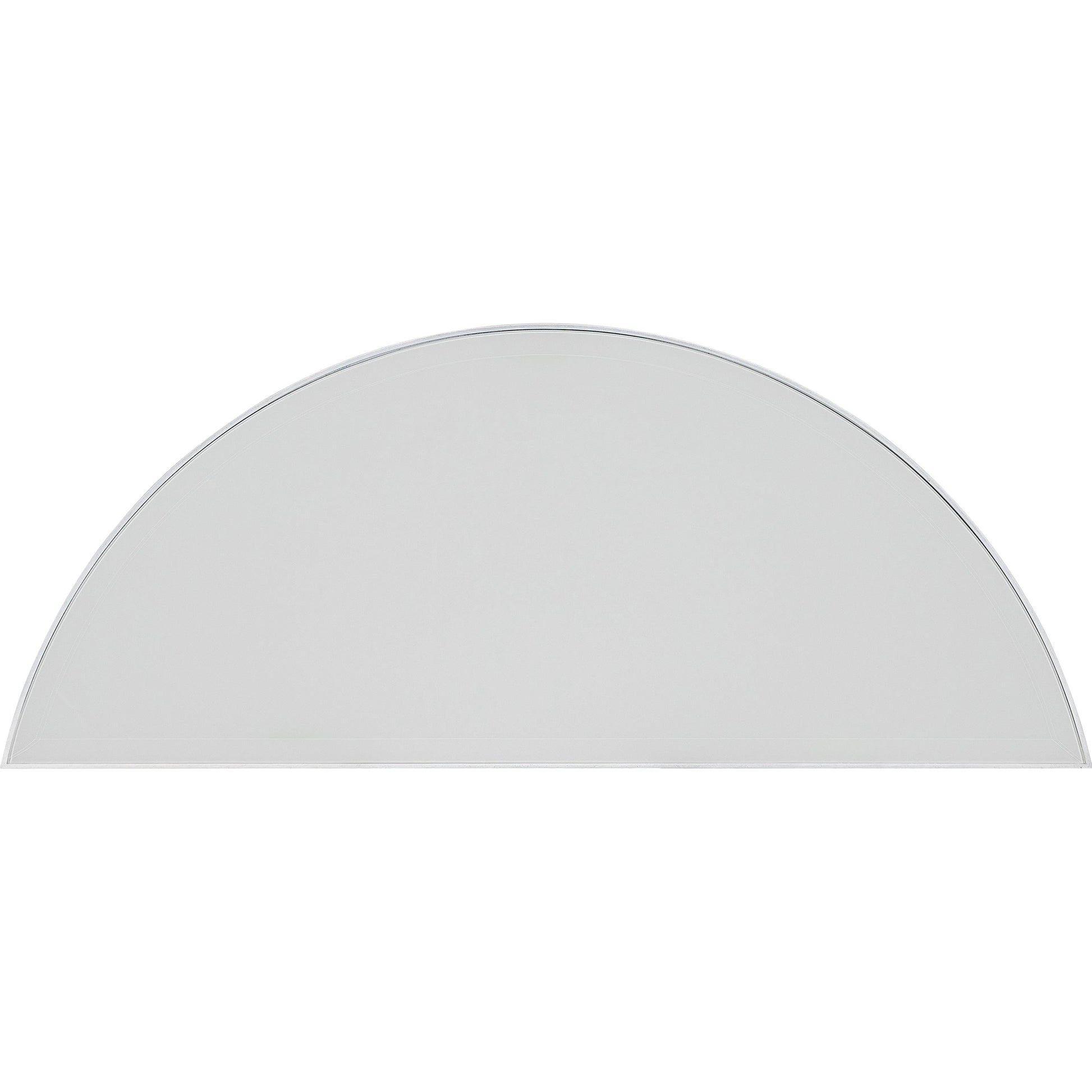 Melange On the Bright Side Demilune Console by Hooker Furniture in white textured. Made from glass, metal, resin, fabric, 100% polyester in a traditional style.
