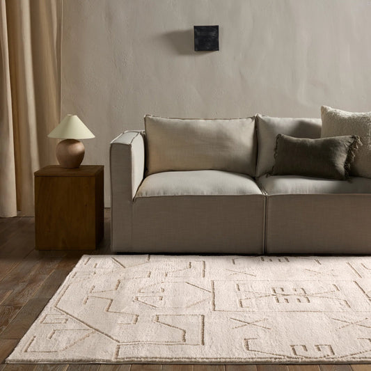 Jaida JID14 Rug by Jaipur Living in ivory, beige. Made from unique in a unique style.