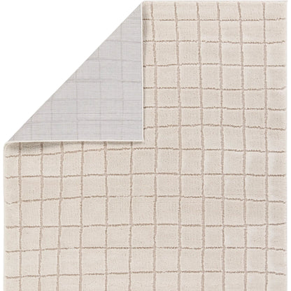 Jaida JID22 Rug by Jaipur Living in ivory, tan. Made from 70% polypropylene 30% polyester in a unique style.