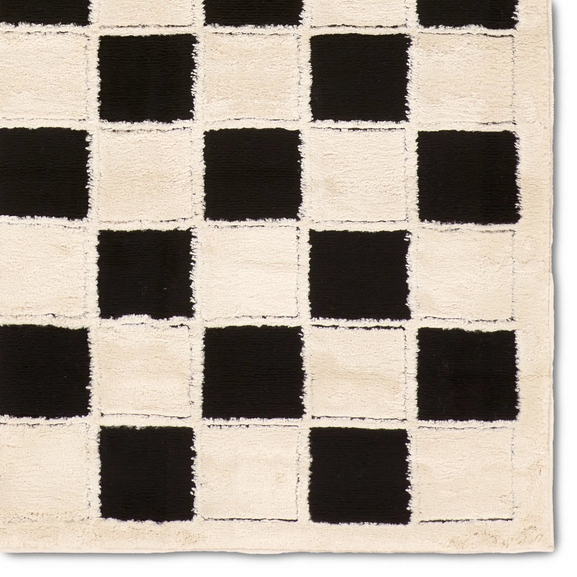 Jaida JID27 Rug by Jaipur Living in ivory, black. Made from 70% polypropylene 30% polyester in a unique style.