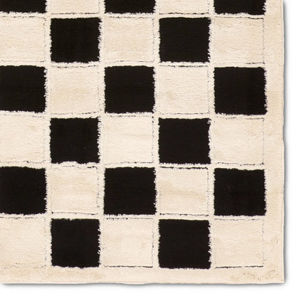 Jaida JID27 Rug by Jaipur Living in ivory, black. Made from 70% polypropylene 30% polyester in a unique style.