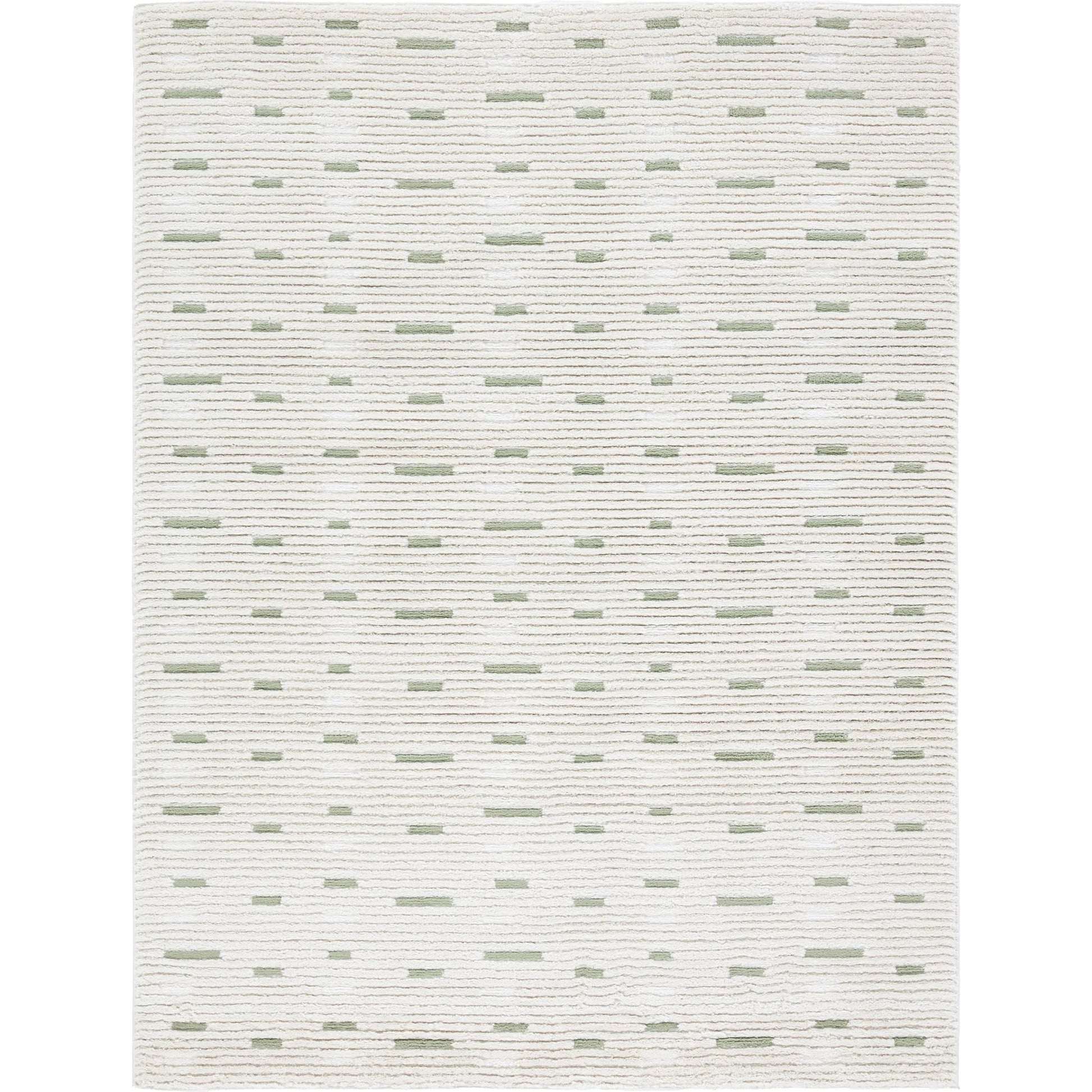 Jaida JID29 Rug by Jaipur Living in ivory, green. Made from 70% polypropylene 30% polyester in a unique style.