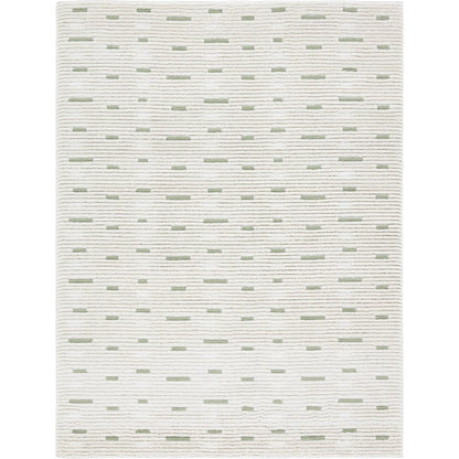 Jaida JID29 Rug by Jaipur Living in ivory, green. Made from 70% polypropylene 30% polyester in a unique style.