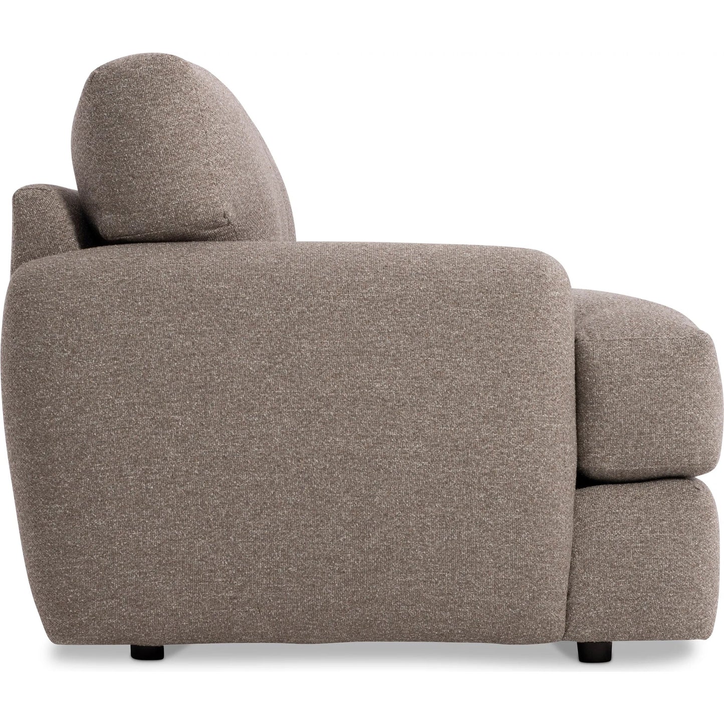 007 SI-2453340 | Additional Silo | Cameron Fabric Sofa by Bernhardt in brown. Made from fabric, polyfoam core, virgin polyester fibers, waterfowl feathers, waterfowl down in a transitional style.
