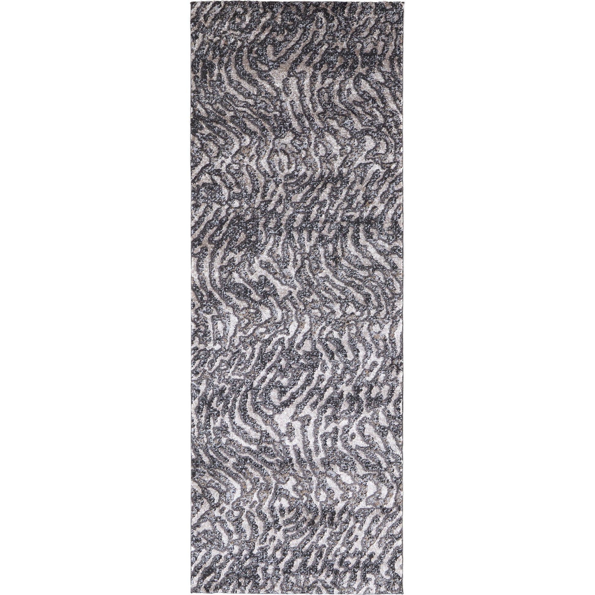 Vancouver Transitional Rug - 39FJF by Feizy in gray, taupe, ivory. Made from 74% polypropylene frieze, 26% high bulk polyester in a unique style.