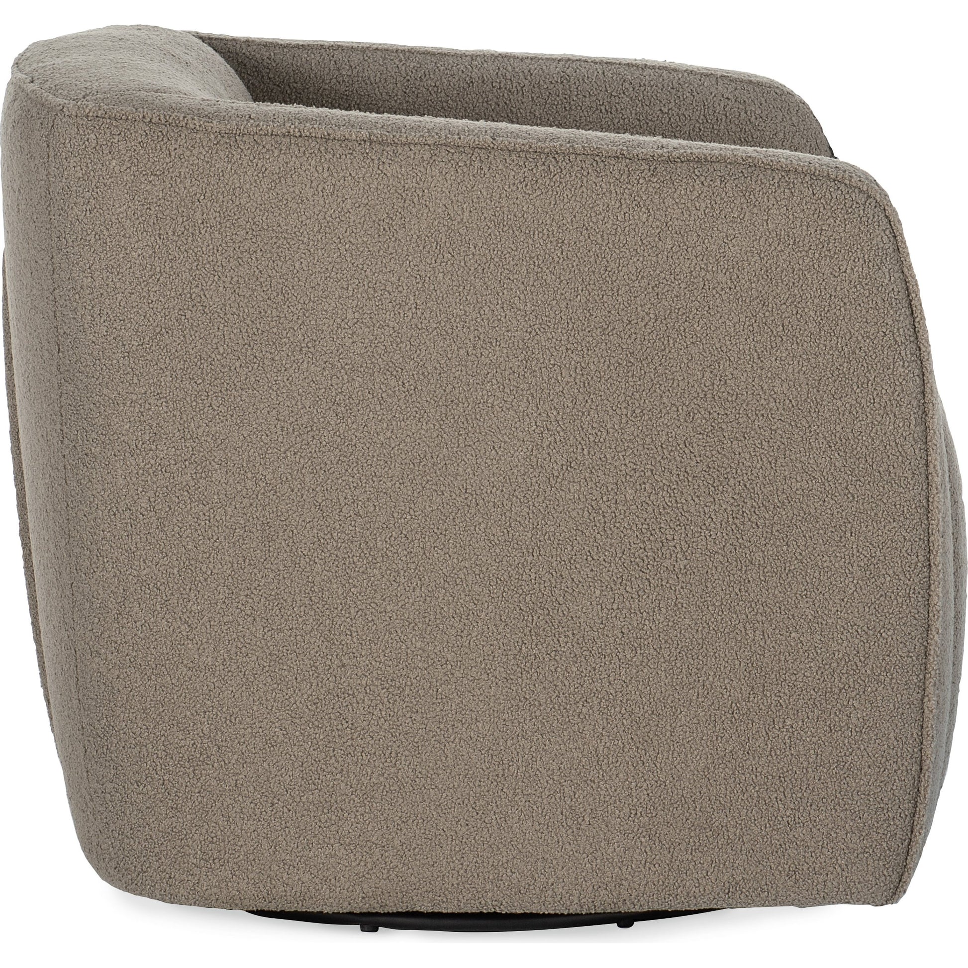 Bennet Swivel Club Chair by Hooker Furniture in beige. Made from fabric in a transitional style.