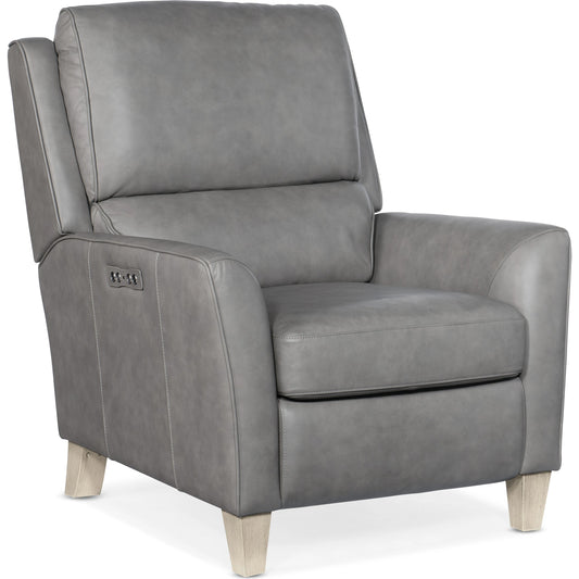 Dunes Power Recliner by Hooker Furniture. Made from leather in a traditional style.