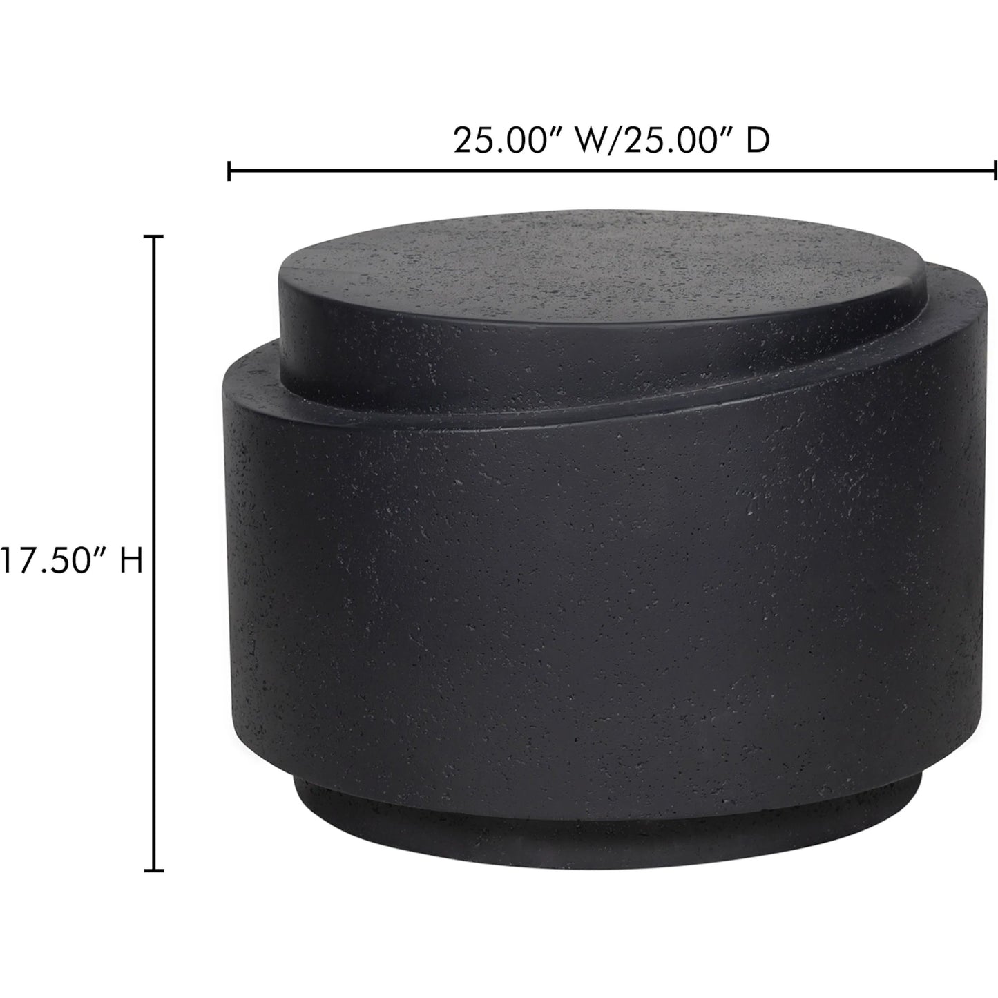 026 SI-2253659 | Additional Silo | Cosmo Outdoor Accent Table by Moe's Home Collection. Made from concrete, stone in a modern style.