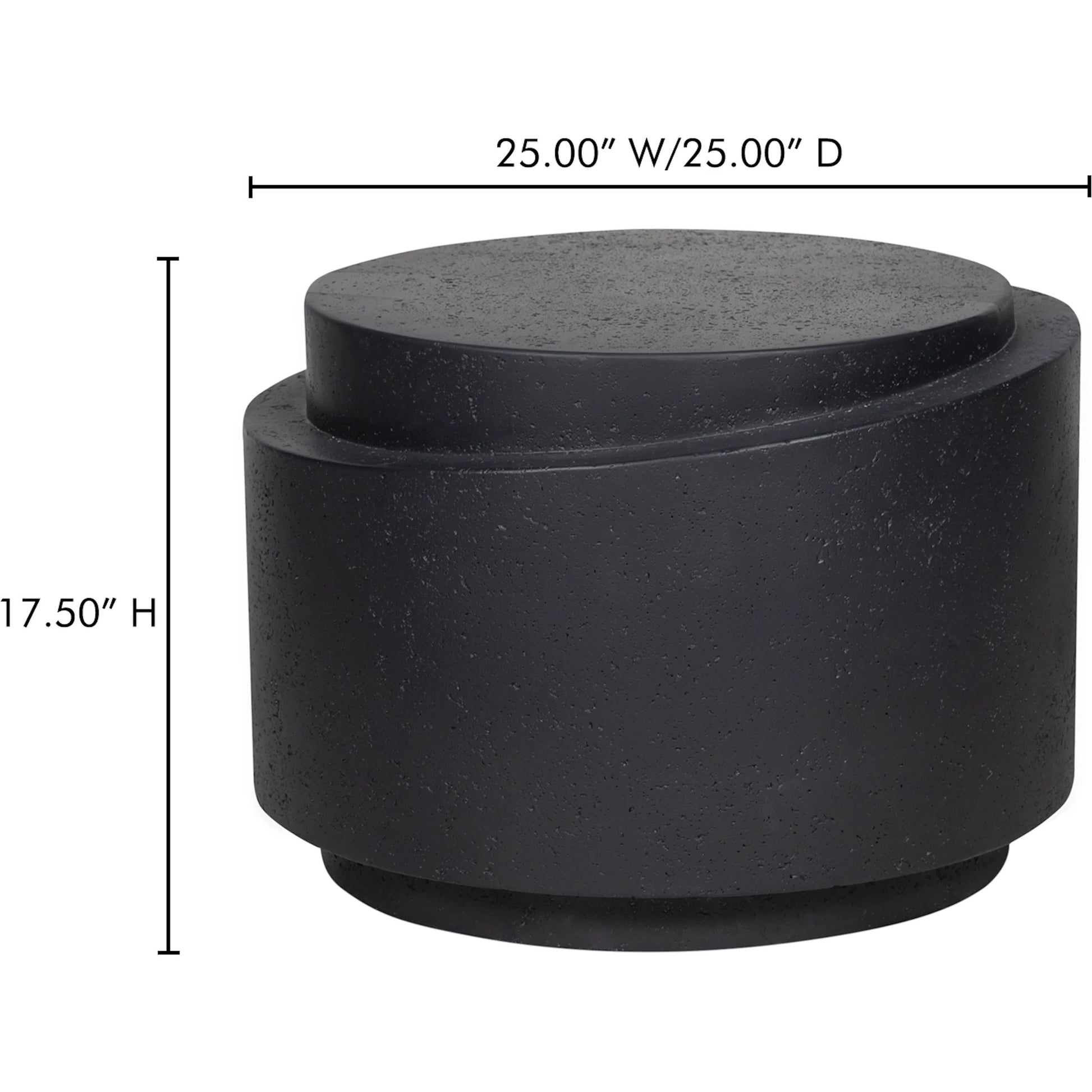Cosmo Outdoor Accent Table by Moe's Home Collection. Made from concrete, stone in a modern style.