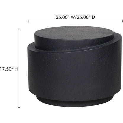 Cosmo Outdoor Accent Table by Moe's Home Collection. Made from concrete, stone in a modern style.