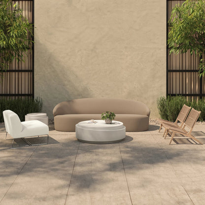 Cosmo Outdoor Accent Table by Moe's Home Collection. Made from concrete, stone in a modern style.