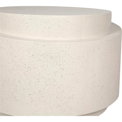 Cosmo Outdoor Accent Table by Moe's Home Collection. Made from concrete, stone in a modern style.