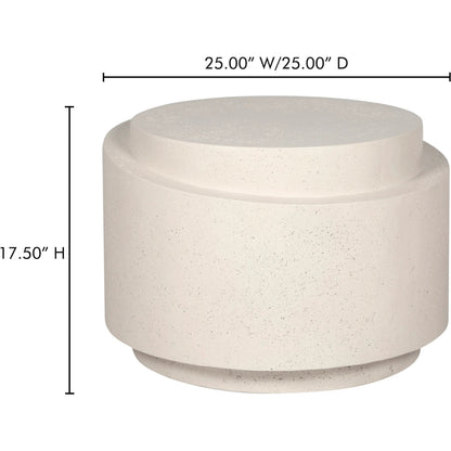 Cosmo Outdoor Accent Table by Moe's Home Collection. Made from concrete, stone in a modern style.