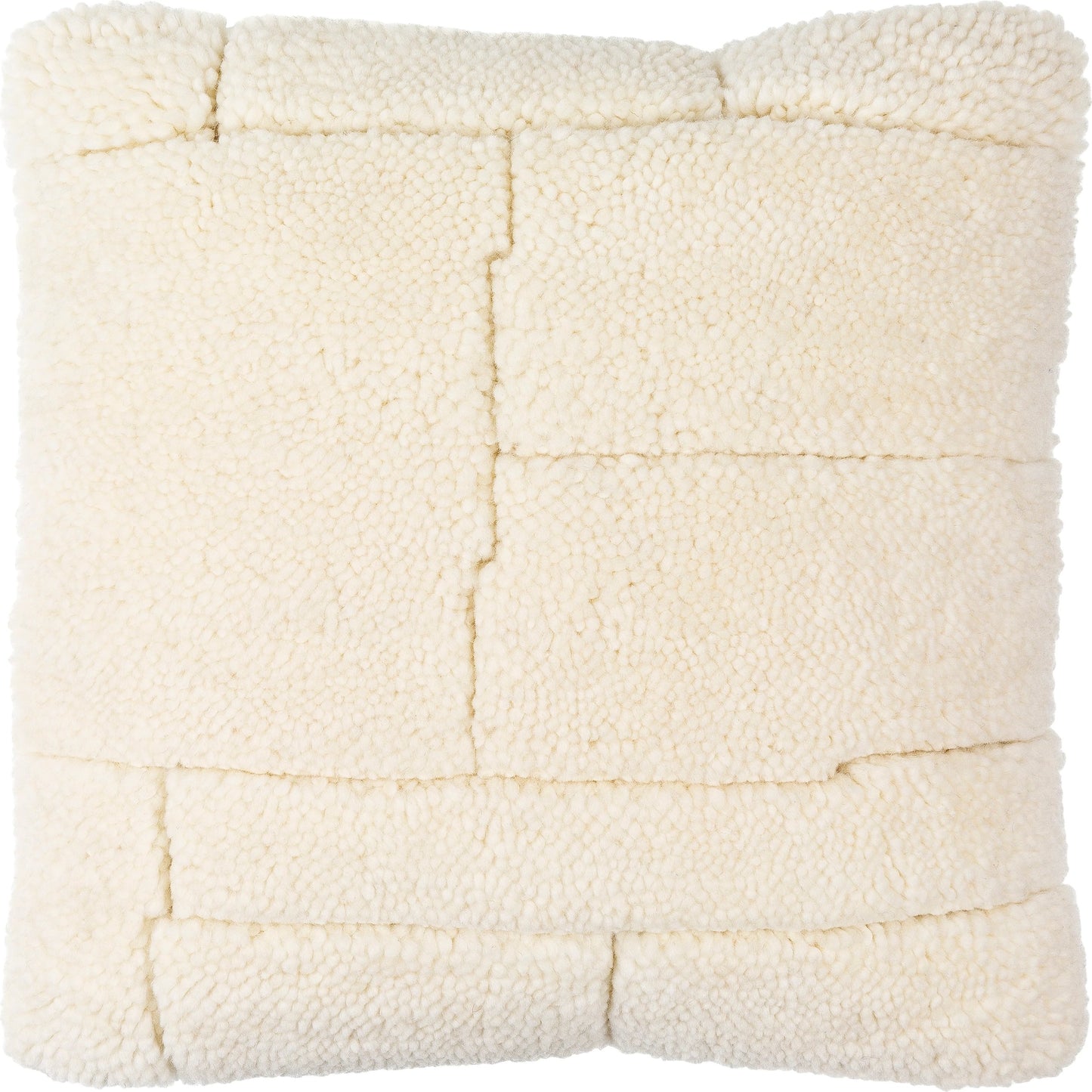 001 SI-2049525,SI-2049526,SI-2049528,SI-2049529,SI-2049531,SI-2049532 | Primary Silo | Jakob Pillow - 481434 by Surya in cream. Made from front: 80% wool, 20% cotton, back: 100% cotton in a modern style.