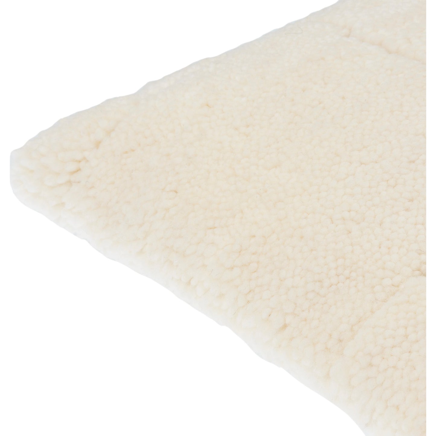 002 SI-2049525,SI-2049526,SI-2049528,SI-2049529,SI-2049531,SI-2049532 | Closeup | Jakob Pillow - 481434 by Surya in cream. Made from front: 80% wool, 20% cotton, back: 100% cotton in a modern style.