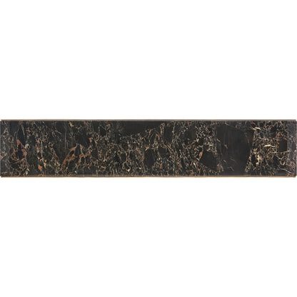 Nova Console Table by Jonathan Charles in industrial bronze finish. Made from main aluminum in a unique style.
