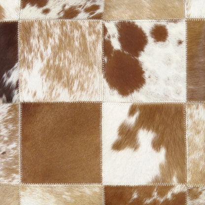 Safari Checkered Cowhide Throw Pillow by Pasargad Home. Made from cowhide in a modern style.