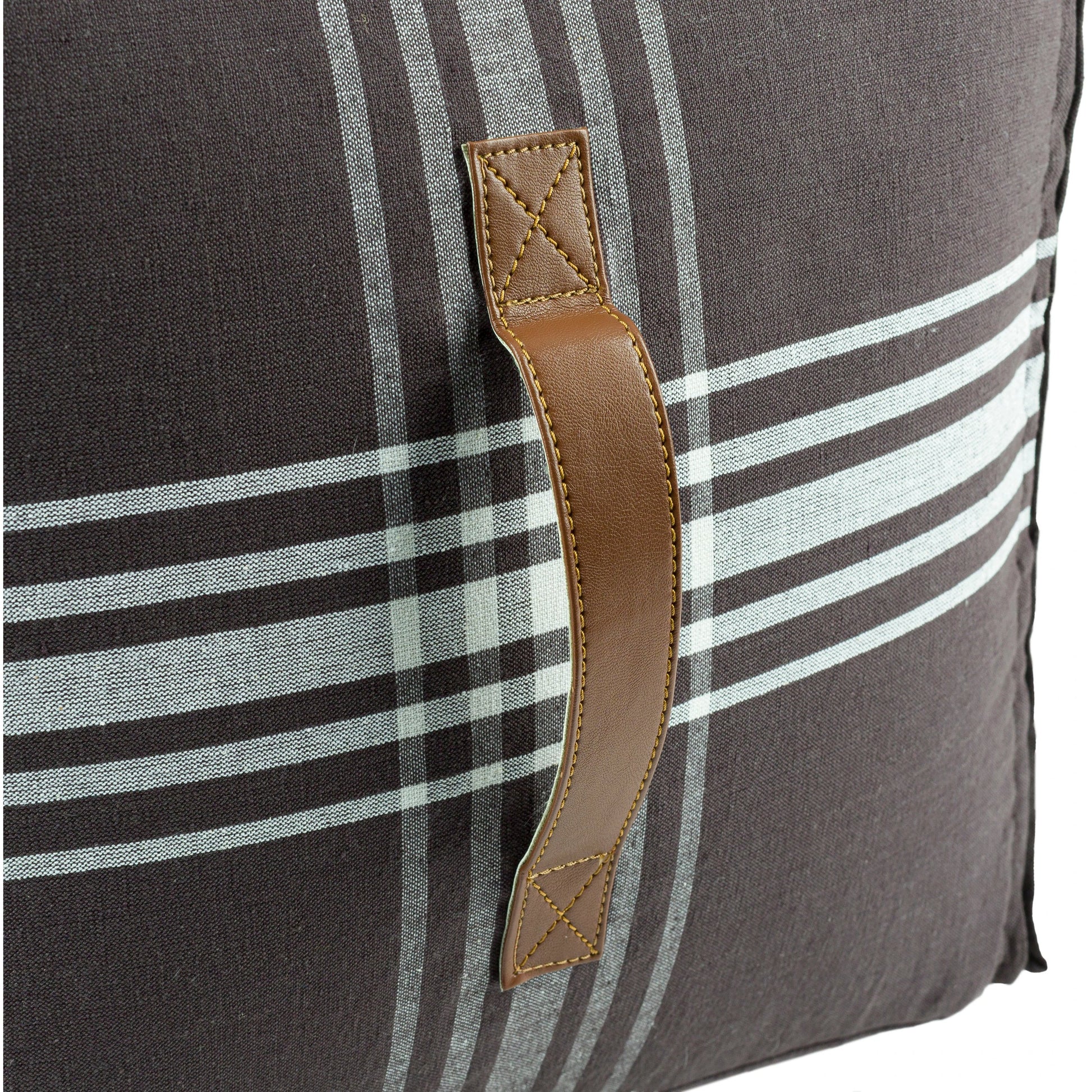 Jackson - 12635 by Surya. Made from 50% cotton, 40% linen, 10% faux leather, 100% polybeads, 55% cotton, 45% linen in a traditional style.