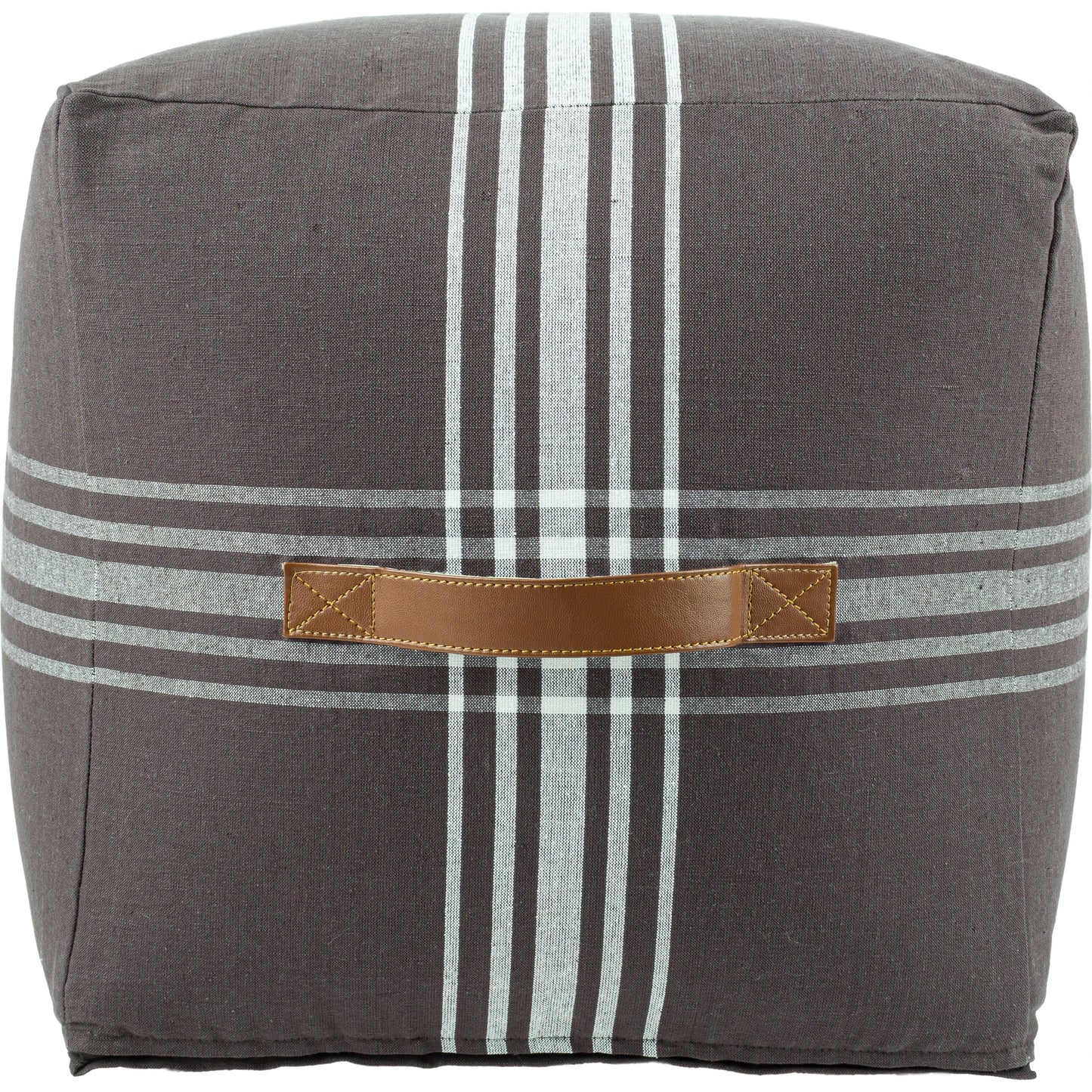 006 SI-1883151 | Additional Silo | Jackson - 12635 by Surya. Made from 50% cotton, 40% linen, 10% faux leather, 100% polybeads, 55% cotton, 45% linen in a traditional style.