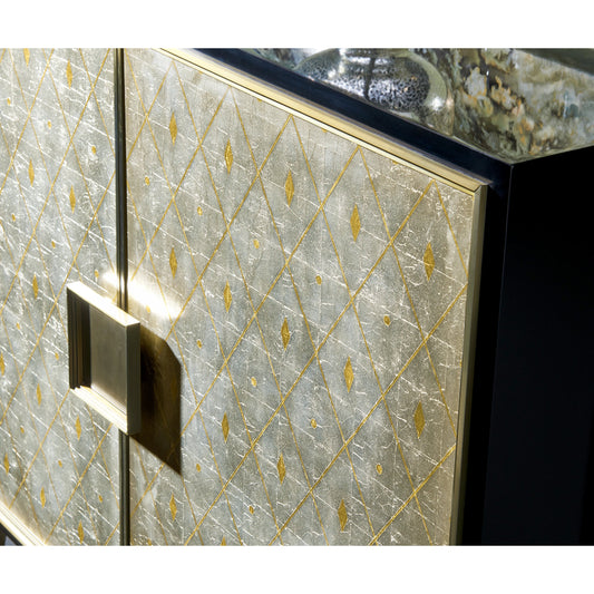 Barcelona Accent Cabinet by Jonathan Charles in vencer. Made from acacia in a modern style.