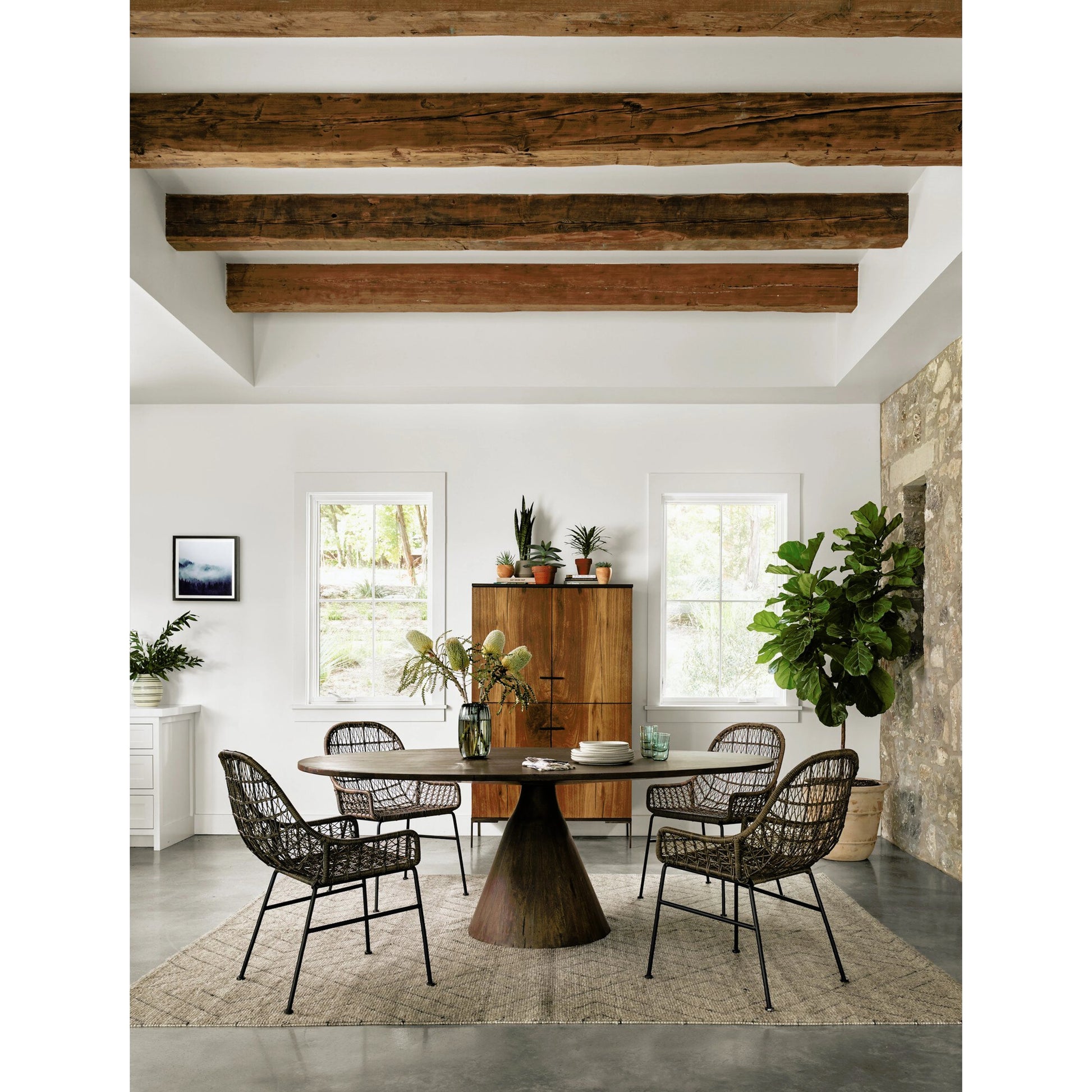 Bandera Outdoor Woven Dining Chair by Four Hands. Made from unique in a eclectic & global style.