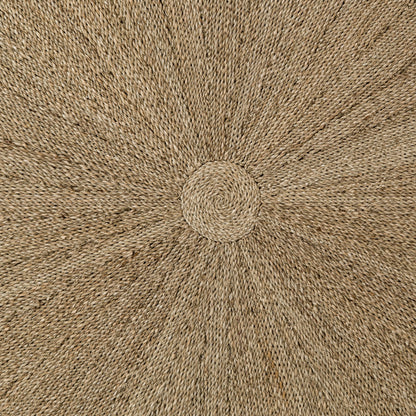 Pascal Coffee Table by Four Hands in light natural. Made from pandan rope, albasia plywood, rattan in a coastal style.