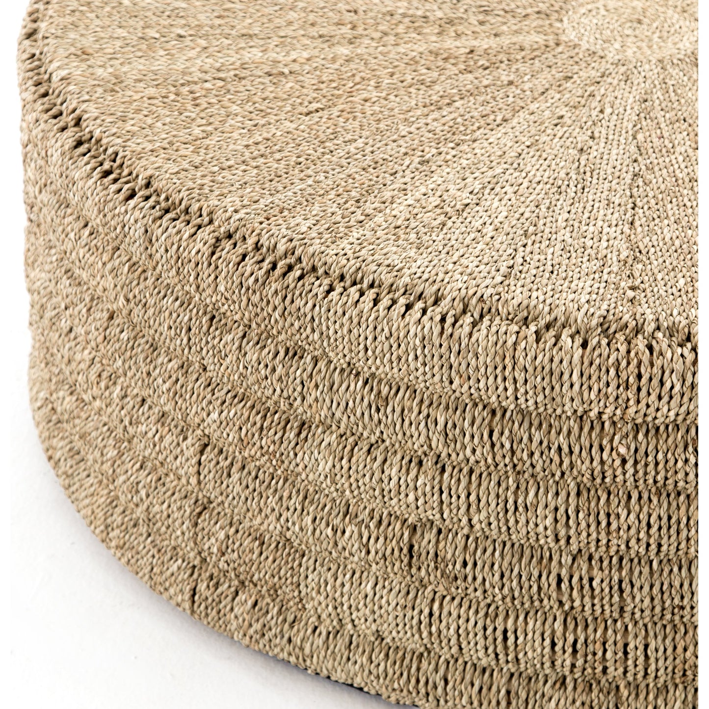 004 S-338936 | Additional Silo | Pascal Coffee Table by Four Hands in light natural. Made from pandan rope, albasia plywood, rattan in a coastal style.