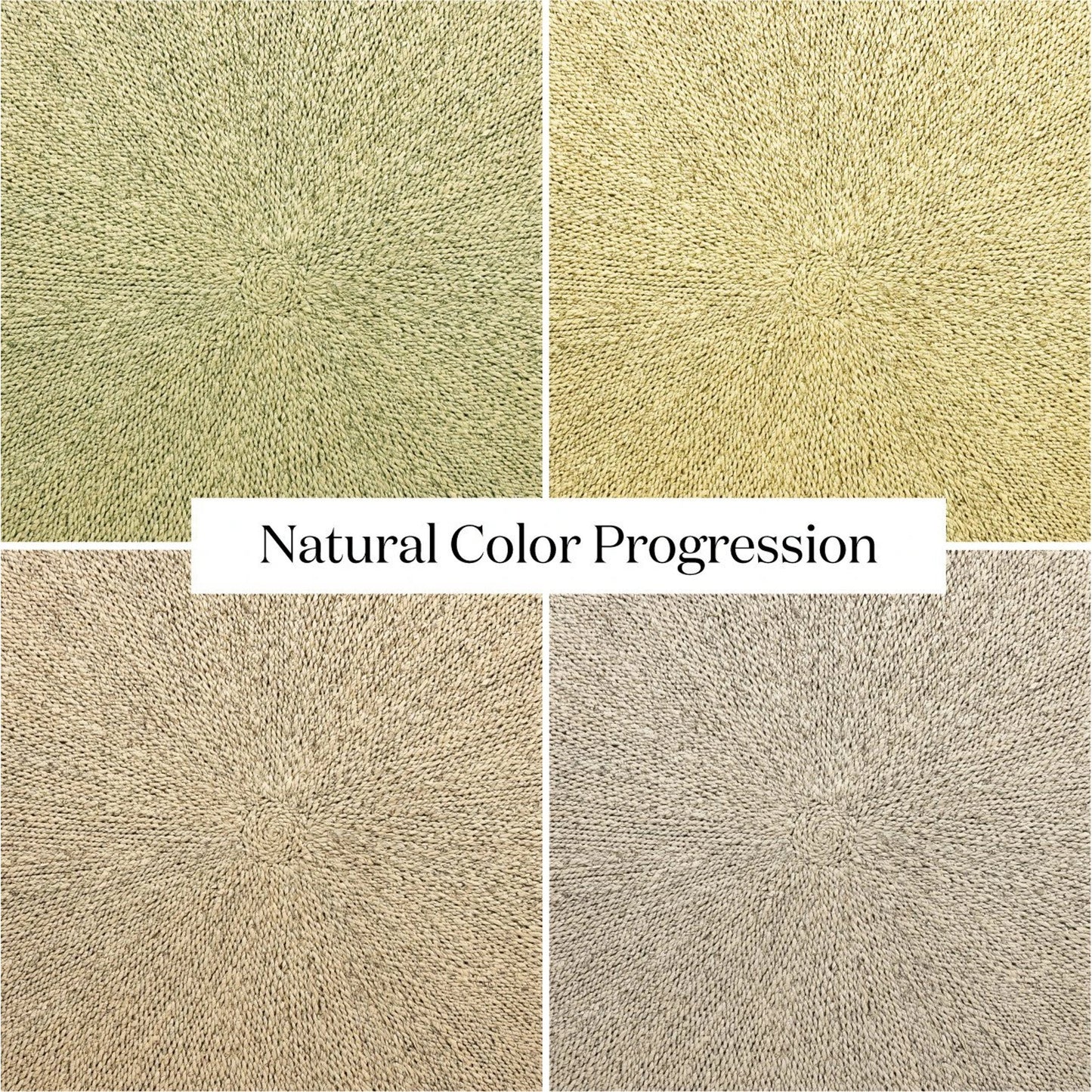 008 S-338936 | Closeup | Pascal Coffee Table by Four Hands in light natural. Made from pandan rope, albasia plywood, rattan in a coastal style.