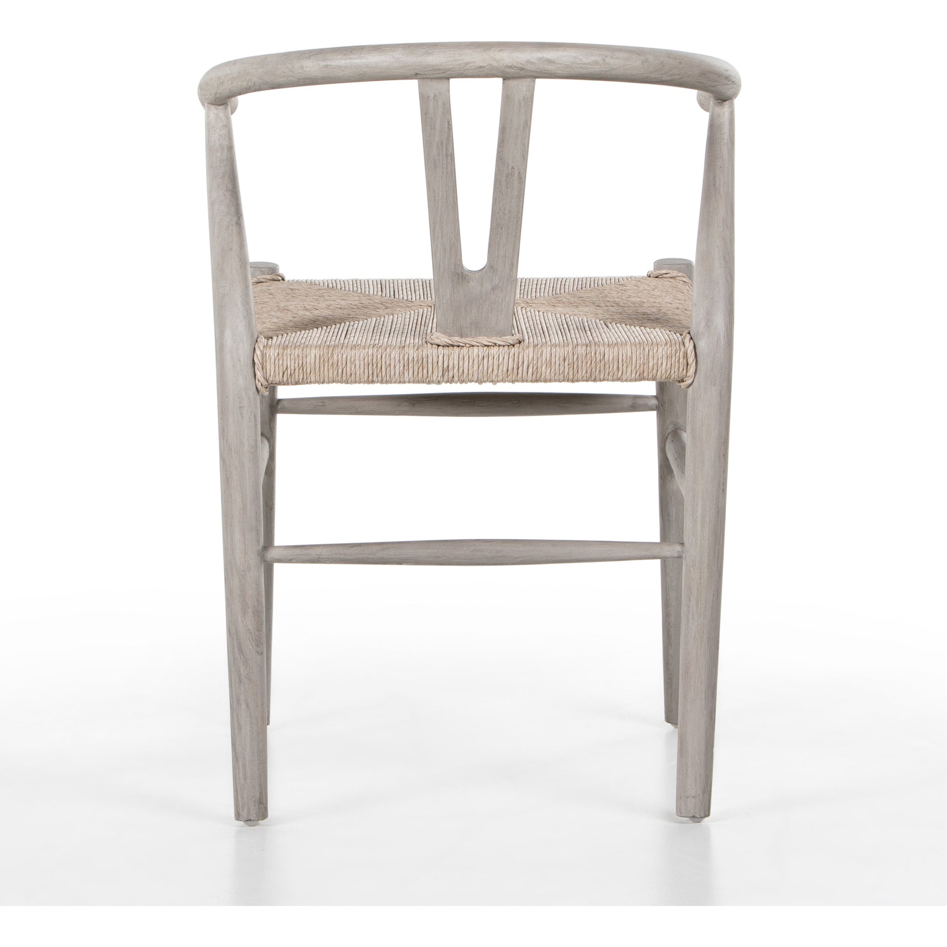 Muestra Dining Chair by Four Hands. Made from solid teak, 100% polyethylene in a coastal style.