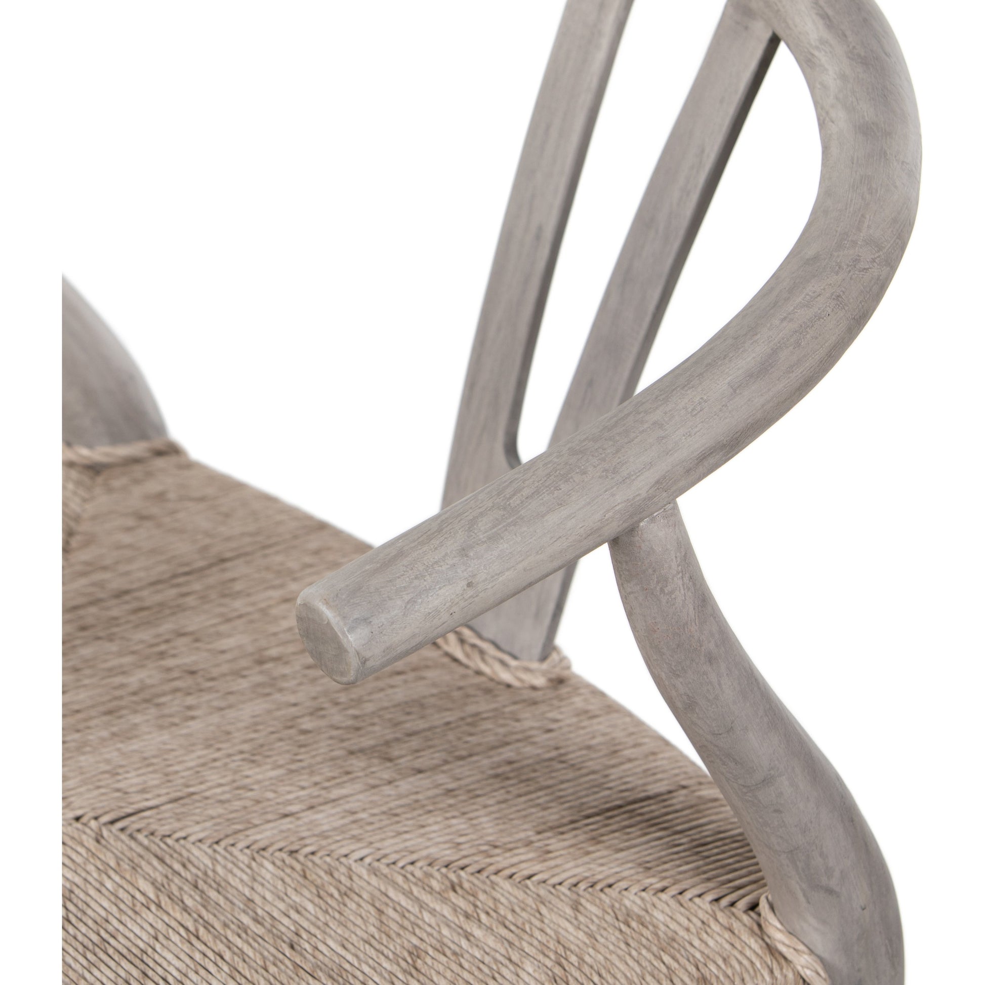 Muestra Dining Chair by Four Hands. Made from solid teak, 100% polyethylene in a coastal style.