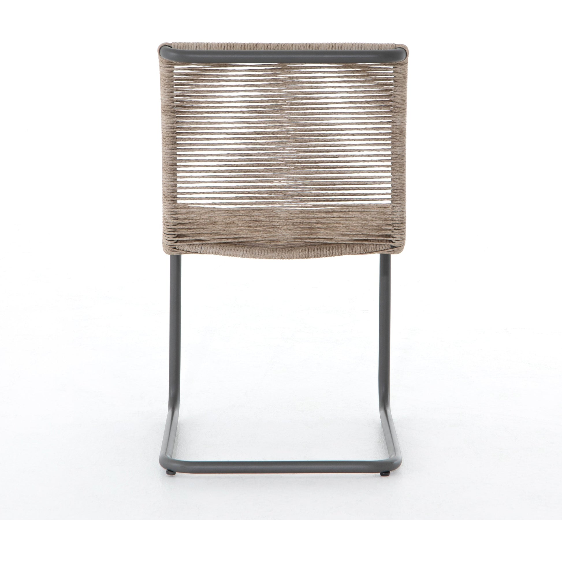 Grover Outdoor Dining Chair by Four Hands. Made from iron, 100% polyethylene in a coastal style.