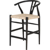 Vintage White, Black Teak