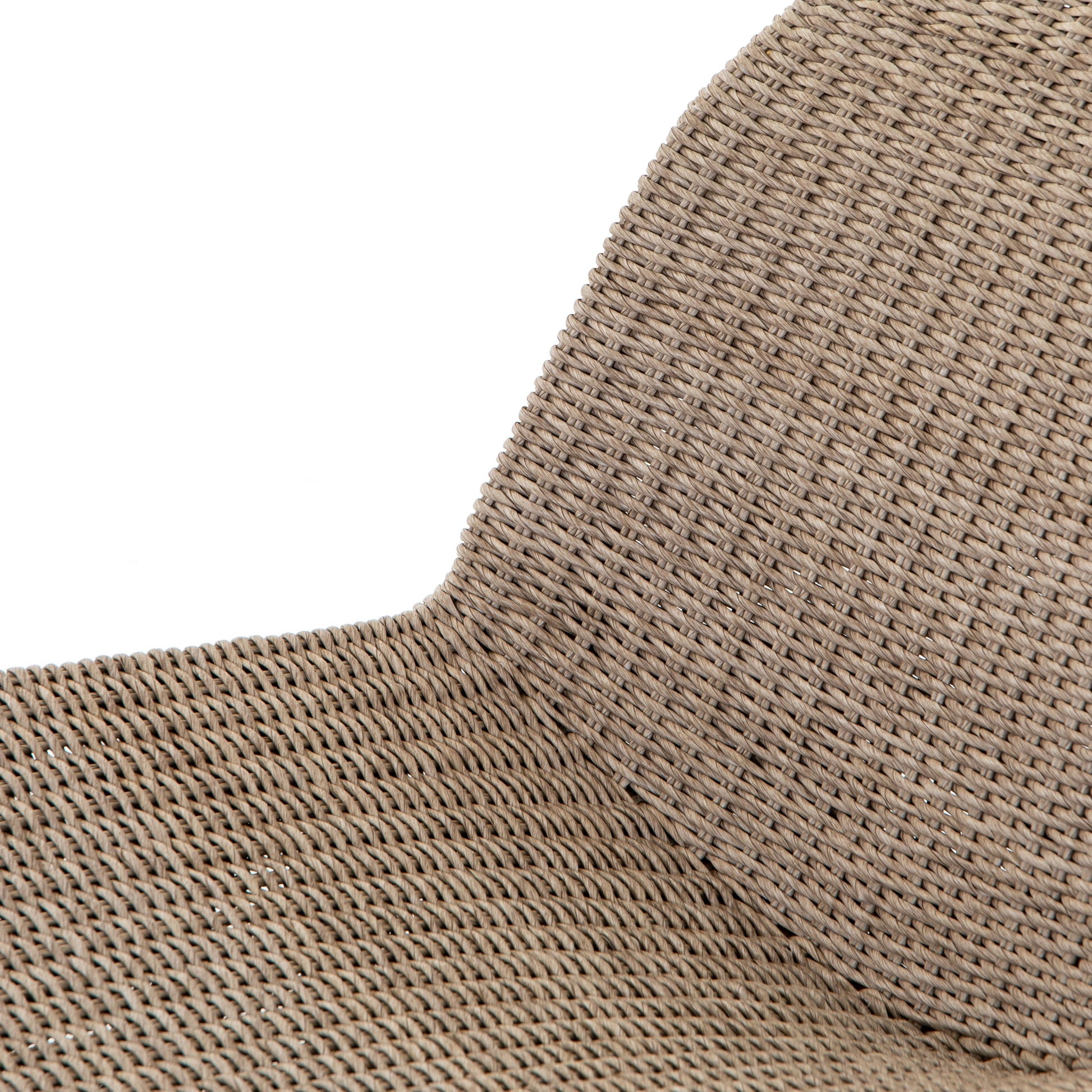 Portia Outdoor Occasional Chair by Four Hands. Made from 100% polyethylene, iron in a coastal style.