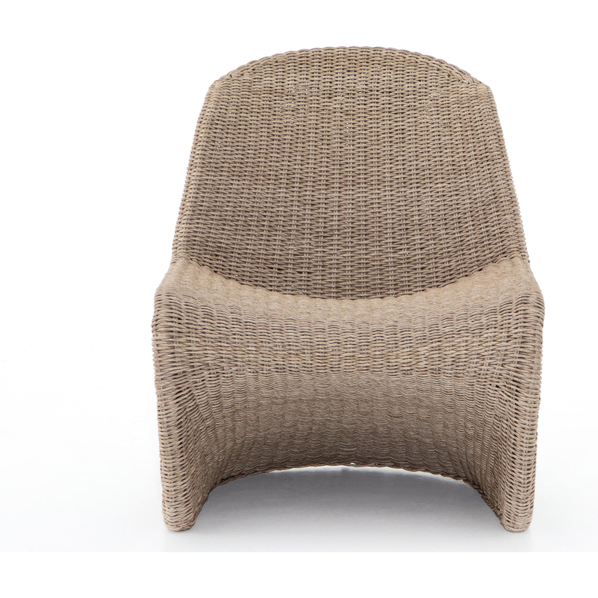 Portia Outdoor Occasional Chair by Four Hands. Made from 100% polyethylene, iron in a coastal style.